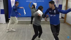 Parte del plantel cruzado masculino y femenino aprendieron a bailar cueca.