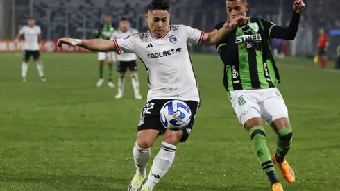 Óscar Opazo quedó fuera en el calentamiento del partido de Colo Colo ante Deportes Copiapó (Foto: Photosport)