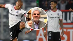 Juan Cristóbal Guarello asegura que los delanteros de Colo Colo no han estado a la altura de recordado delantero clave en la salvación del descenso de los Albos (Foto: La Hora de King Kong y Photosport)