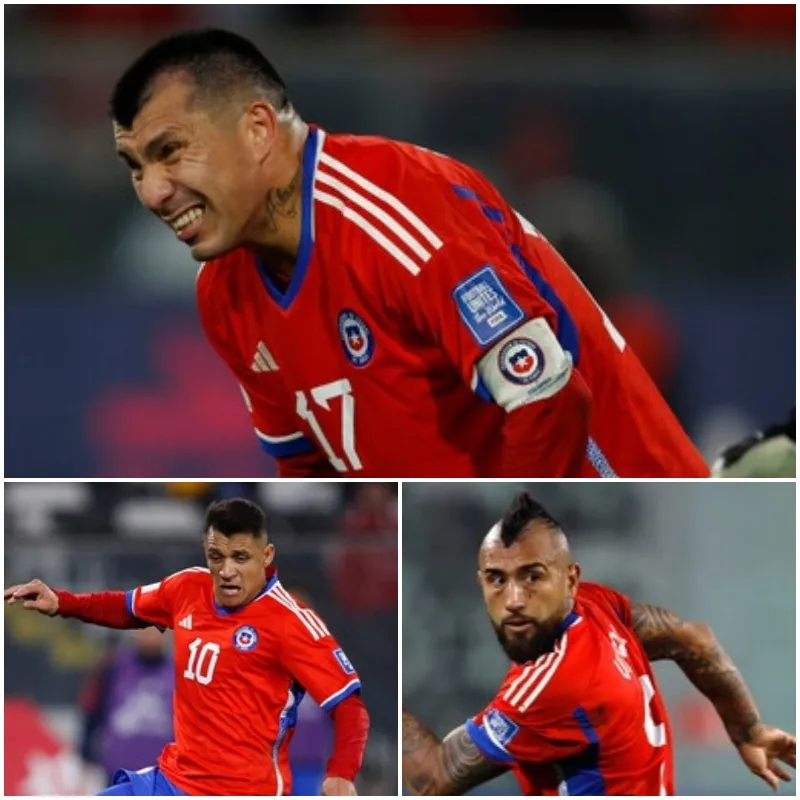 Gary, Alexis y Arturo, titulares ante Colombia el pasado martes (Photosport)