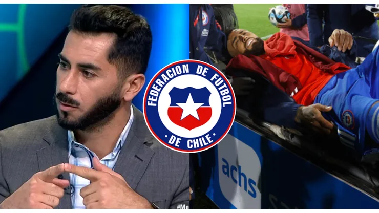 Herrera fue sin rodeos y apuntó al culpable en la lesión de Arturo Vidal.