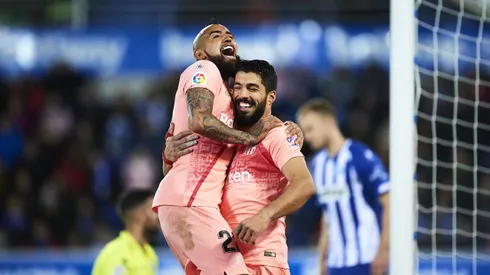 Luis Suárez le envía tierno mensaje a Arturo Vidal