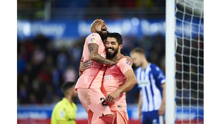 Luis Suárez le envía tierno mensaje a Arturo Vidal