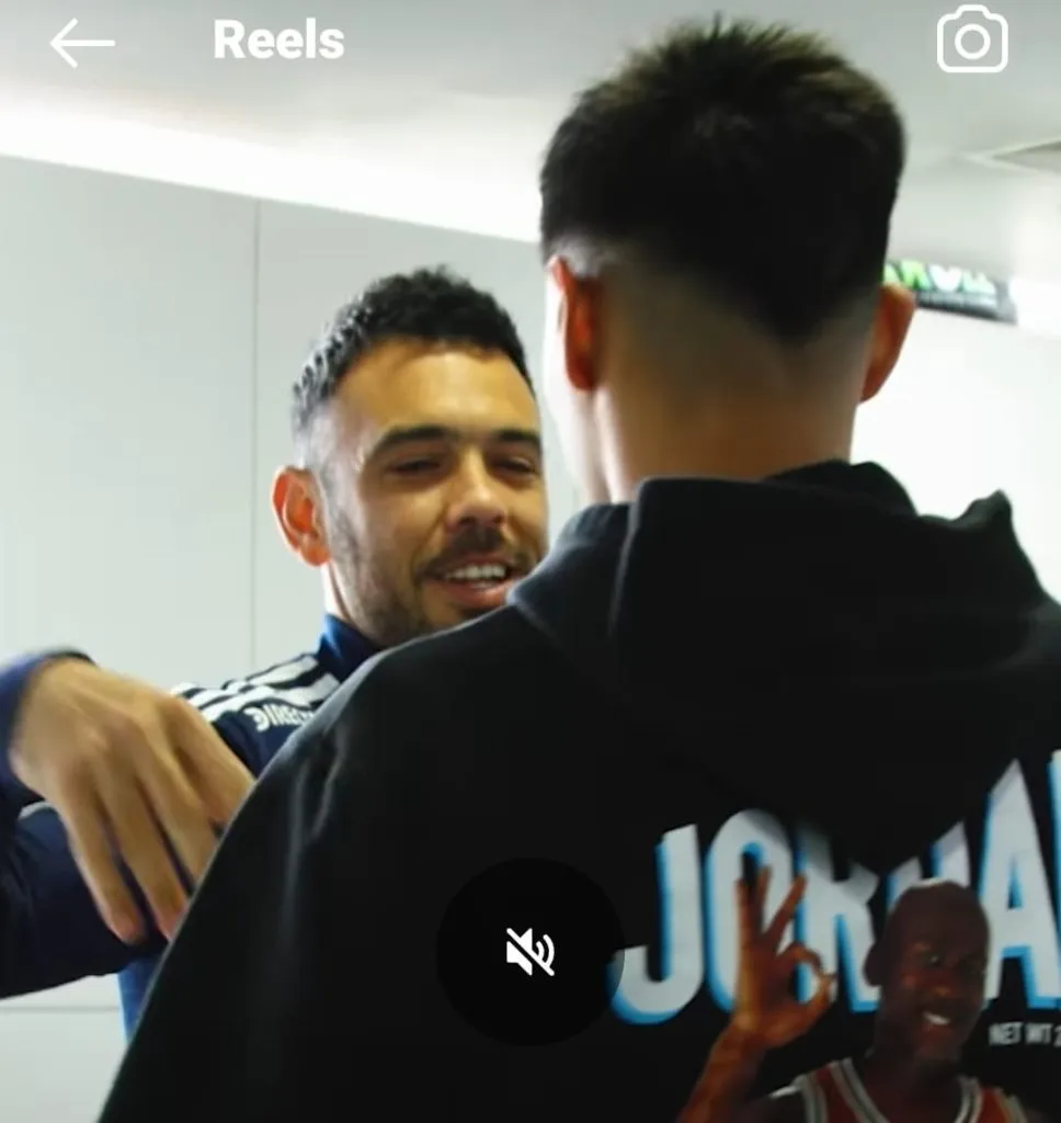 El abrazo con Nery Domínguez (Captura)