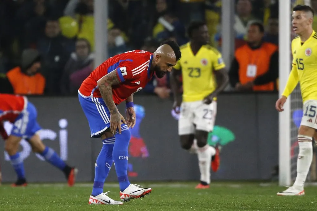 Vidal tuvo que ser reemplazado a los 73 minutos por molestias físicas | FOTO: Jonnathan Oyarzun/Photosport