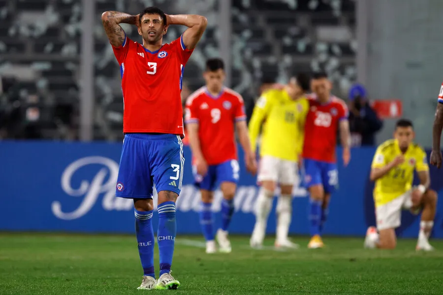 Maripán sufrió con el gol que le anularon. | Foto: Photosport