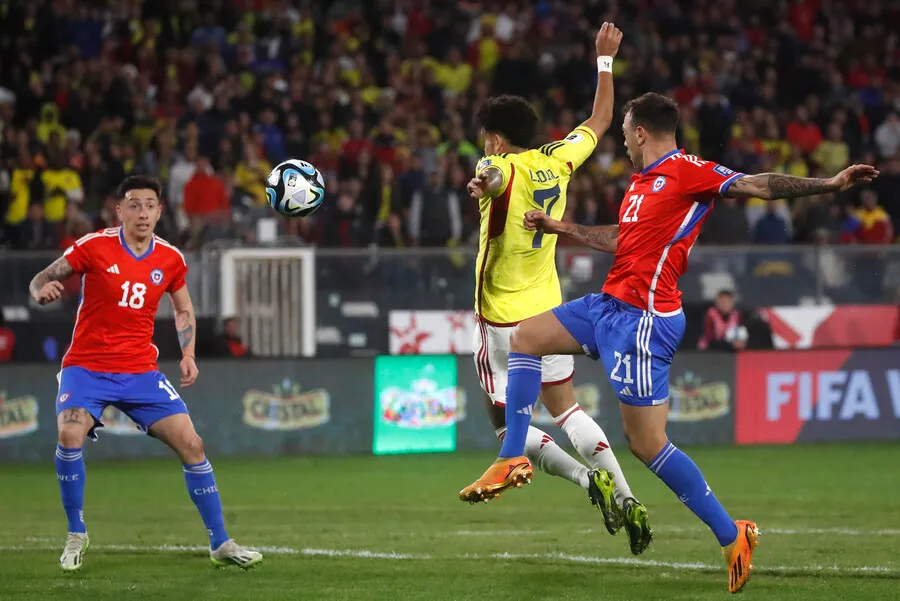 Chile fue competitivo ante Colombia. | Foto: Photosport