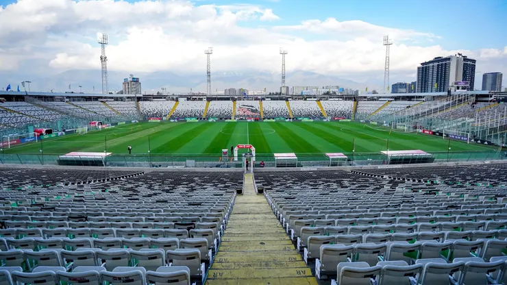 Así se encuentra el Estadio Monumental previo al partido entre Chile y Colombia
