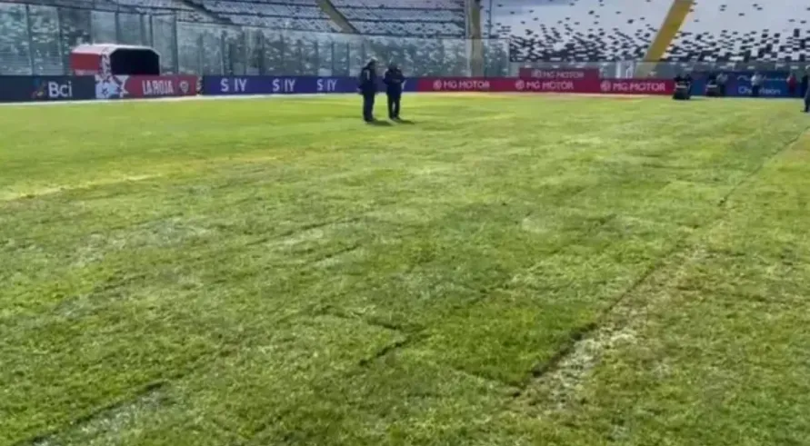 Así está el estado de la cancha del Monumental | FOTO: Twitter