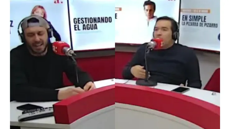Mauricio Pinilla y Cristián Caamaño se dividen por la titularidad de Charles Aránguiz (Foto: Deportes en Agricultura)