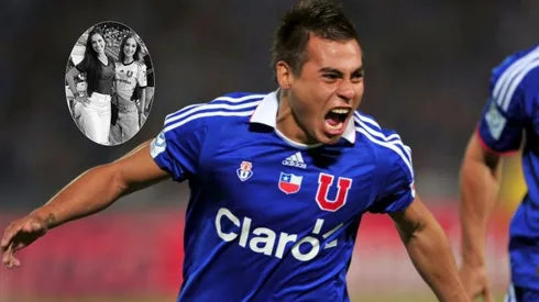 El guiño a la U de parte de la novia de Eduardo Vargas
