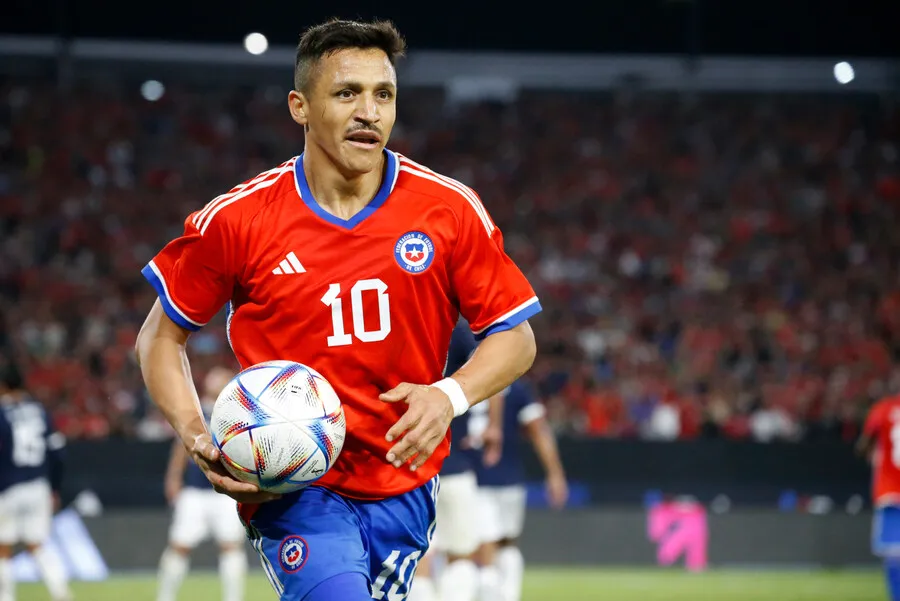 Sánchez estaría ok para el partido ante Colombia | Foto: Photosport