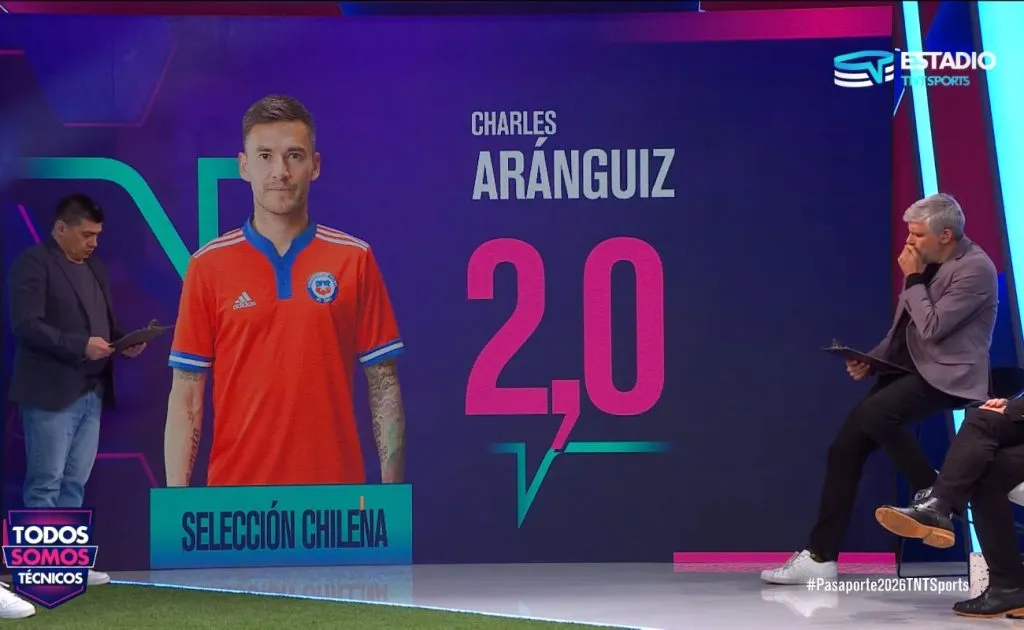 Marcelo Vega asegura que vio uno de los peores partidos de Charles Aránguiz en la Selección Chilena (Foto: TNT Sports)