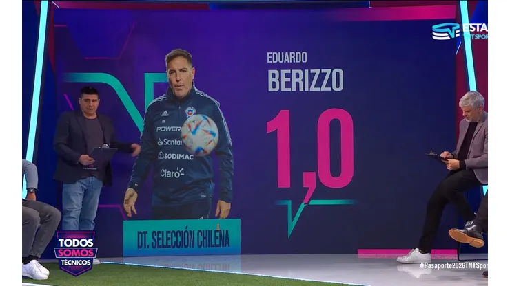 Marcelo Vega evalúa con nota mínima al DT de la Selección Chilena (Foto: TNT Sports)