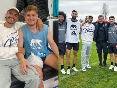 La especial visita de Gabriel Suazo a sus excompañeros de Colo Colo