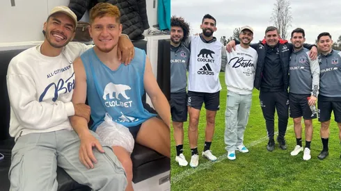 Gabriel Suazo estuvo en el estadio Monumental (Foto: Leonardo Gil y Óscar Opazo)