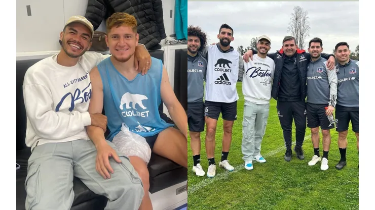 Gabriel Suazo estuvo en el estadio Monumental (Foto: Leonardo Gil y Óscar Opazo)