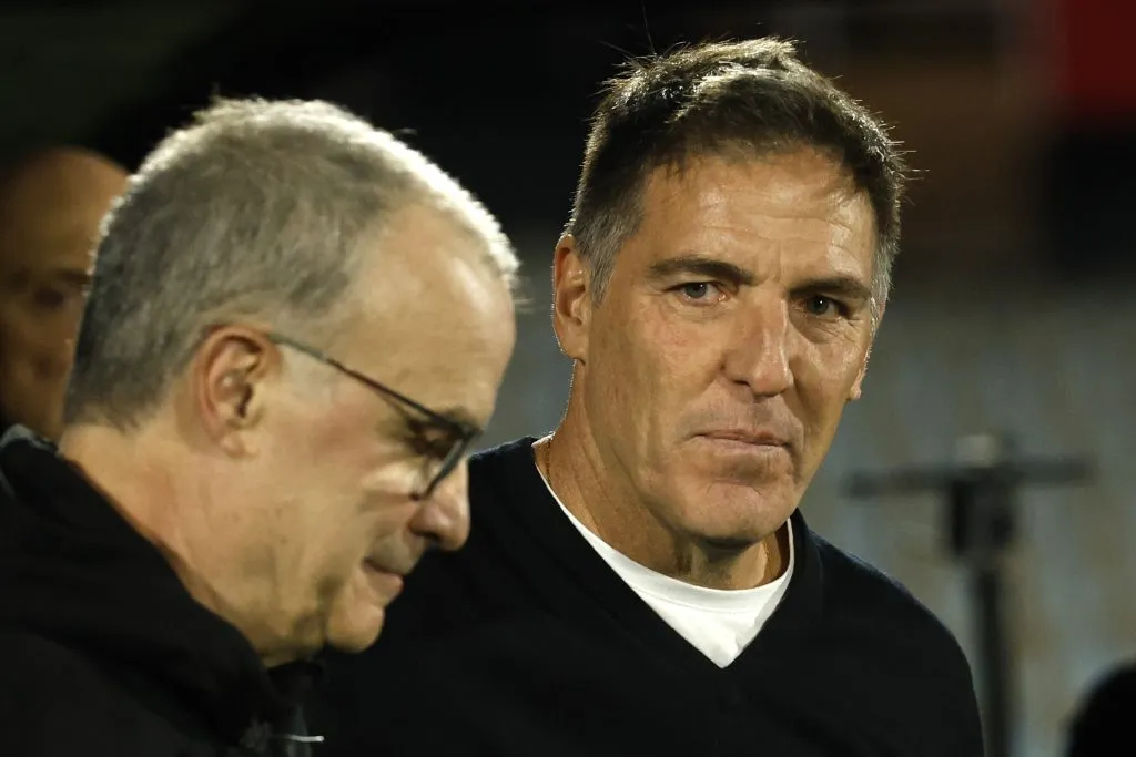 Bielsa le ganó el duelo táctico a Berizzo en Montevideo | FOTO: Marcelo Hernandez/Photosport