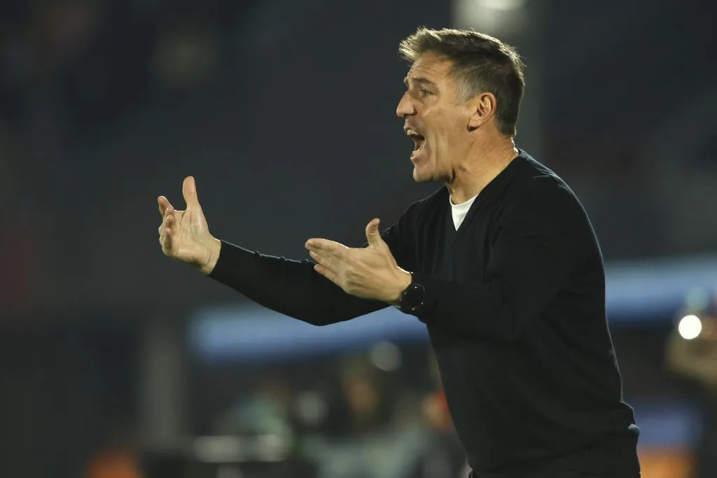 Berizzo no le encontró el rumbo al partido ante los charrúas | FOTO: Marcelo Hernandez/Photosport