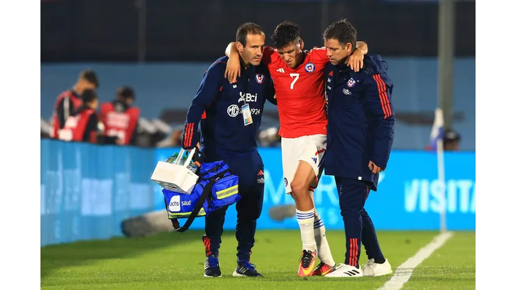 Marcelino Núñez sufre lesión y espera los exámenes. Sin embargo queda descartado del partido ante Colombia (Foto: Photosport)