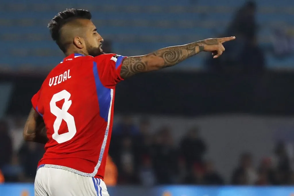 El King se matriculó con un nuevo gol por la selección chilena (Photosport)