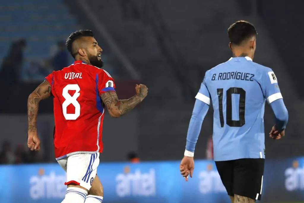 Arturo Vidal anotó el único gol de Chile en esta jornada | Foto: Photosport