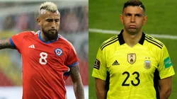 Arturo Vidal tuvo elogios para el Dibu Martínez (Foto: Photosport)