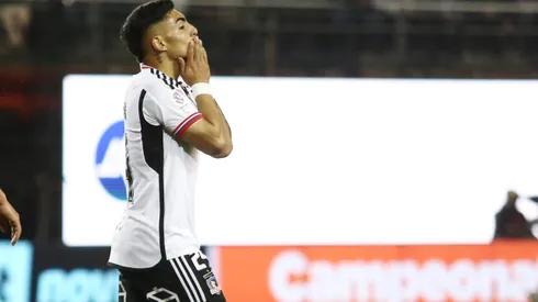 Jordhy Thompson entrenó con la Proyección de Colo Colo este lunes (Foto: Photosport)