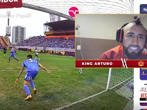 Vidal alaba la salvada de Tapia en la U: "¡Qué buena! Es un gol del defensa"