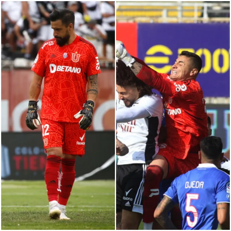 Galindez y Campos: Dos que debutaron con derrota en su primer partido ante Colo Colo (Photosport)
