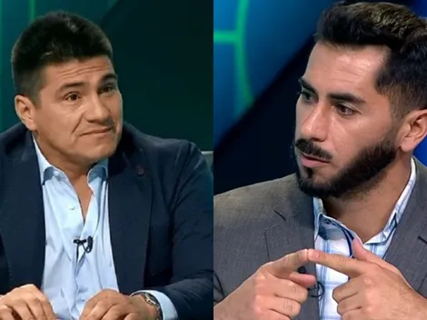 Toby Vega increpa a Johnny: "No te pongas tan hincha, estás loco"