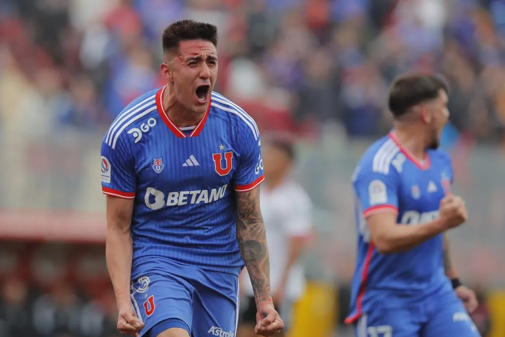 El grito de gol de Tapia tras su conquista a Colo Colo (Photosport)