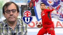 Danilo Díaz le entrega las llaves del arco de la U a Toselli