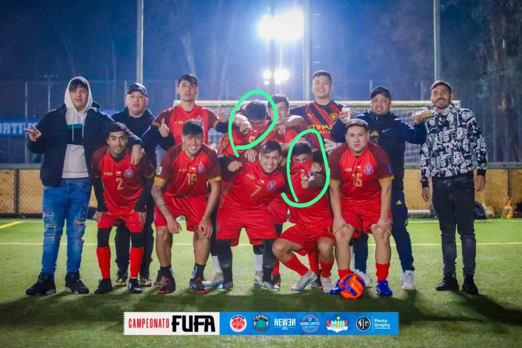 Damián Pizarro y Jordhy Thompson en el club de barrio | Foto: Campeonato FUFA