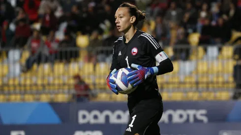 Christiane Endler jugó su último partido con la Roja. (Foto de Raul Zamora/Santiago 2023 via Photosport)