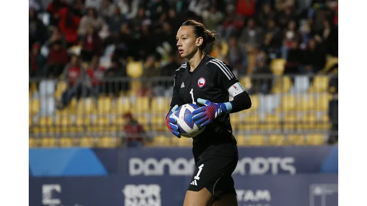 Christiane Endler jugó su último partido con la Roja. (Foto de Raul Zamora/Santiago 2023 via Photosport)