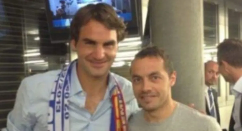 En algún momento, Díaz subió una fotografía junto a Federer | FOTO: Archivo