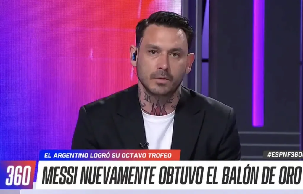 Mauricio Pinilla le dispara con todo a Lio Messi por el Balón de Oro (Pantallazo ESPN Chile)