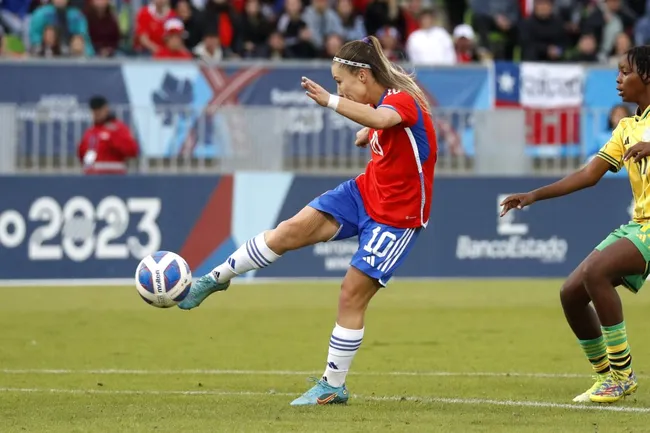 Yanara Aedo resalta el apoyo del público chileno (Foto: DEDVI MISSENE/SANTIAGO 2023 via PHOTOSPORT)