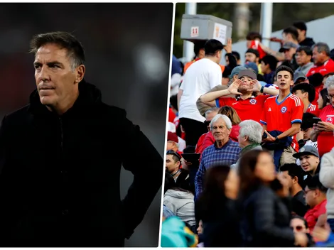 Por tercera vez consecutiva: Berizzo no se salva e hinchas chilenos vuelven a pifiarlo