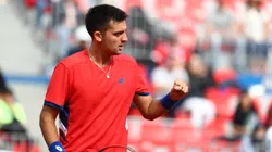Tomás Barrios va por la clasificación a la final del singles en los Juegos Panamericanos de Santiago 2023 (Foto: Santiago 2023 / Photosport)