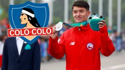El medallista panamericano confesó ser hincha de Colo Colo. (Foto: Santiago 2023 / Photosport)
