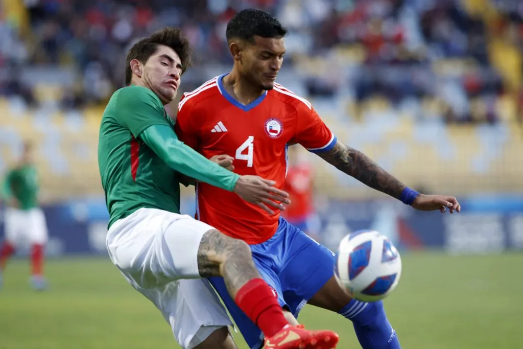 Daniel Gutiérrez es titular indiscutido en La Roja Sub 23 que está compitiendo en los Juegos Panamericanos. (Foto de Martin Thomas/Santiago 2023 vía Photosport)