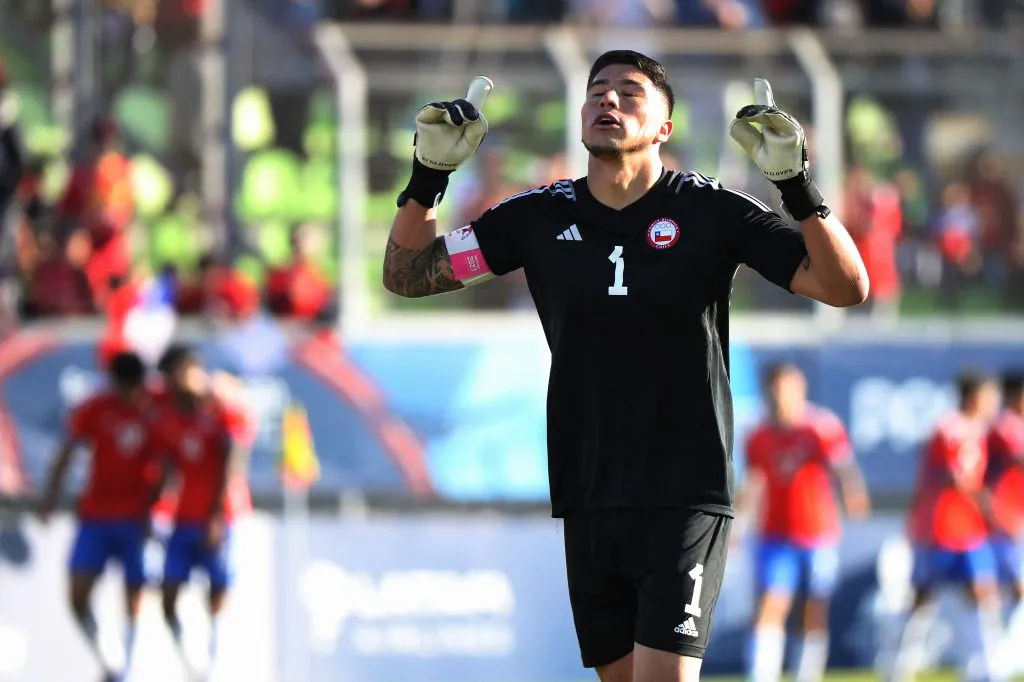 Brayan Cortés tiene su arco invicto en los Juegos Panamericanos. (Foto de Manuel Lema O/Santiago 2023 vía Photosport)