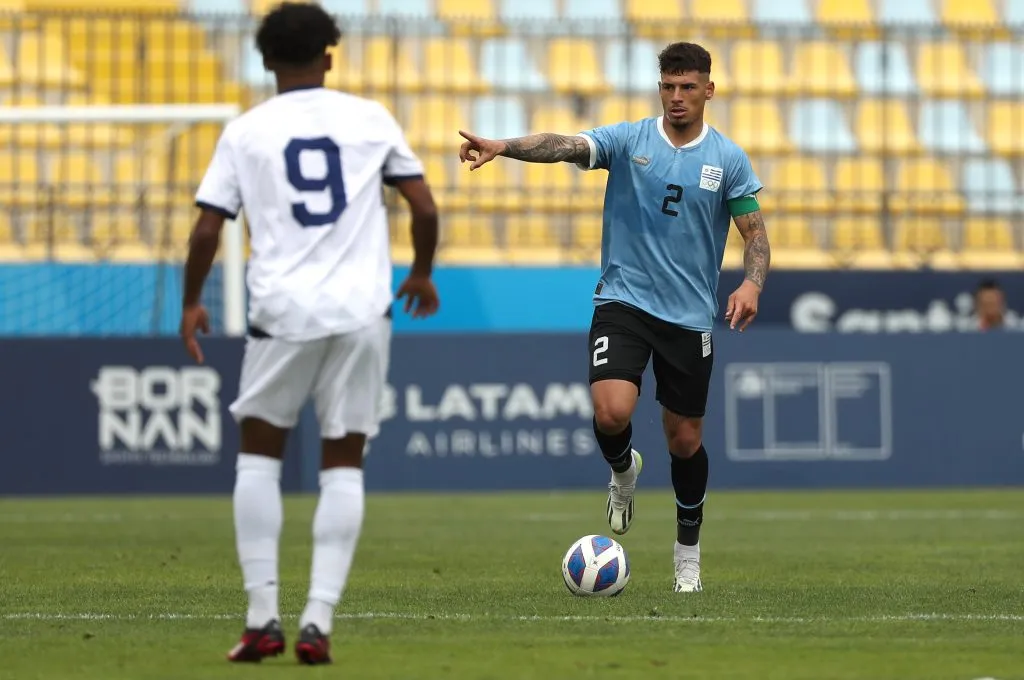 Saldivia disputando un partido por los Juegos Panamericanos 2023 | FOTO: Martin Thomas/Santiago 2023 via Photosport