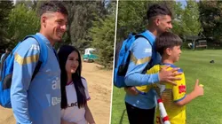 Saldivia todo un rockstar: Recibe el cariño de los hinchas de Colo Colo y de juveniles de Everton