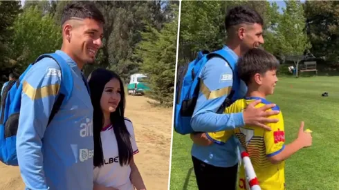 Saldivia todo un rockstar: Recibe el cariño de los hinchas de Colo Colo y de juveniles de Everton