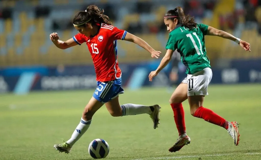 La Roja cayó por 3-1 ante México en el estadio Sausalito (Foto: Carlos Parra, Federación de Fútbol de Chile)