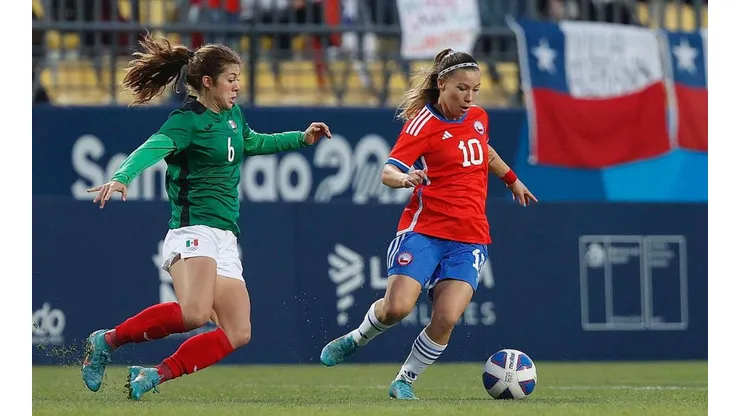 La Roja Femenina cayó ante México (Foto: Carlos Parra, Federación de Fútbol de Chile)