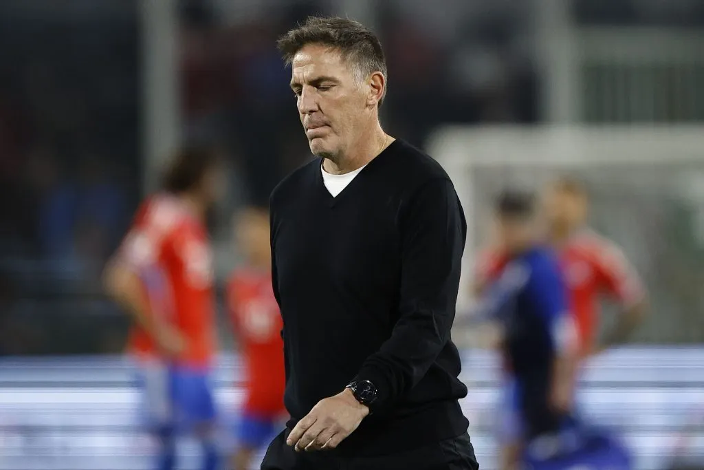 Eduardo Berizzo no lo pasa bien en la Selección Chilena (Foto: Photosport)